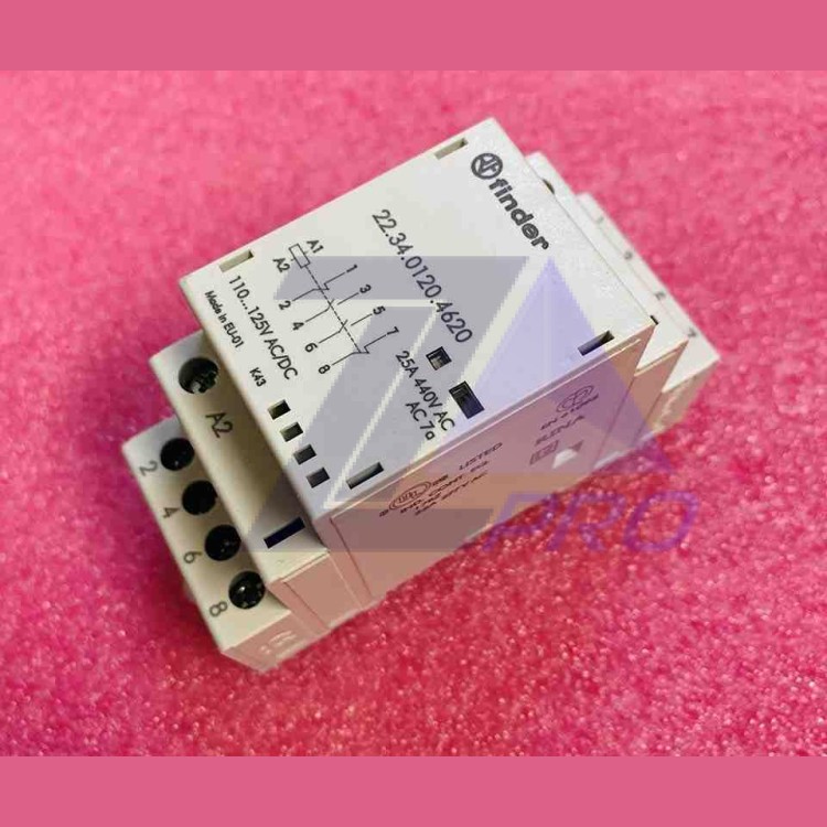 Контактор модульный 120В АС/DC 25А 2з+2р 22.34.0.120.4620 Finder