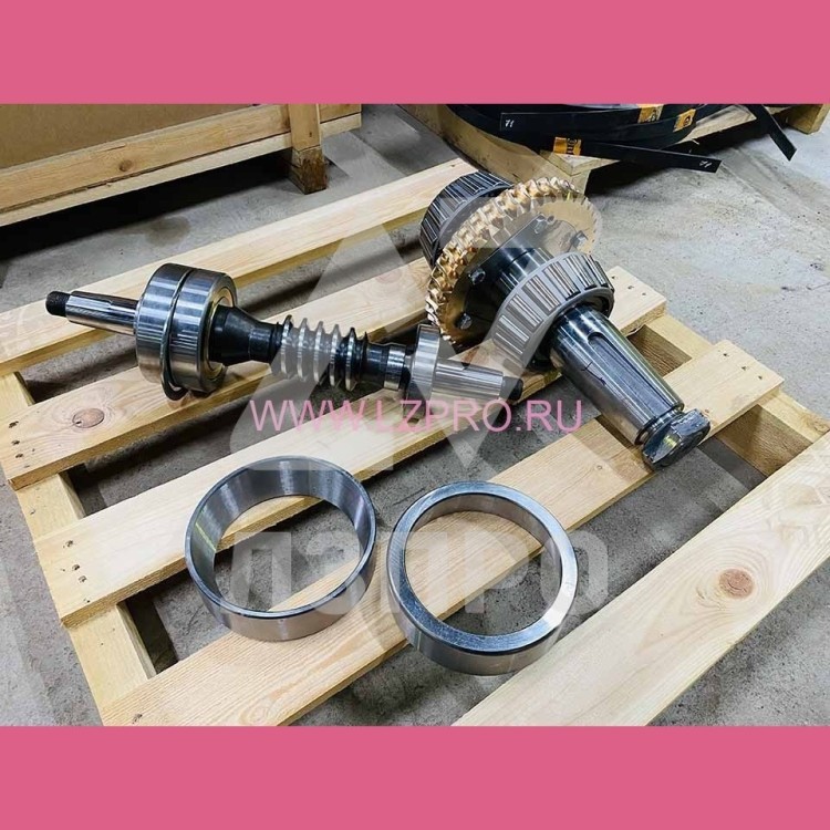 Червячная пара РЧ 160х40 (червяк 0471К.02.01.010А вал 0471К.02.01.020) КМЗ