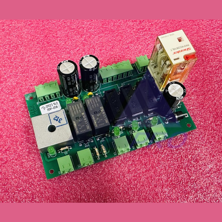 Плата питания и реле для станции ШК6000 для лифтов с машинным помещением ППР-058-01 ИМКИ.301411.058.01 ЩЛЗ