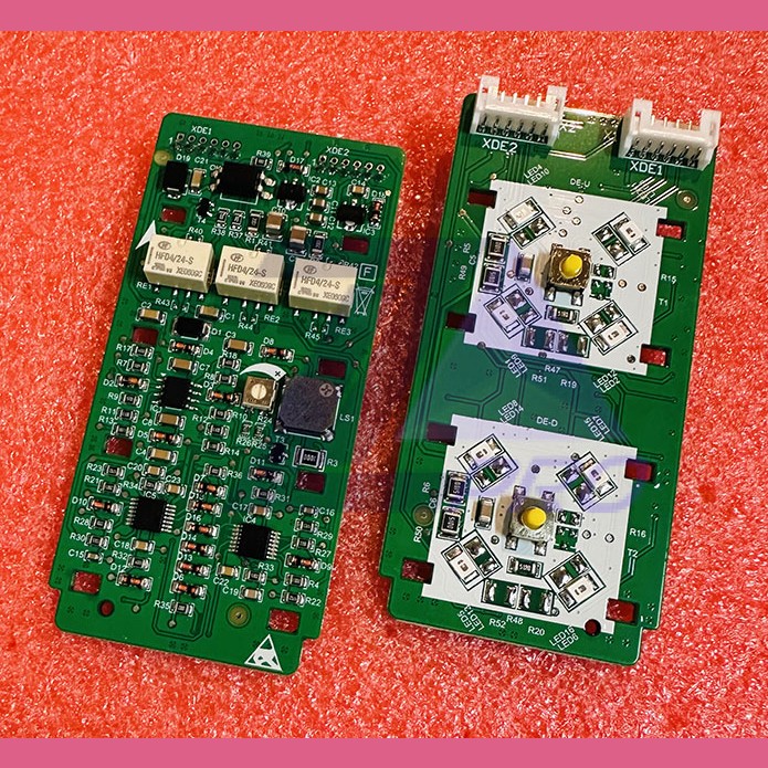 Плата вызывного поста на 2 кнопки LOPCTAW 2.Q для GS100/300 57618282/59324346 Schindler