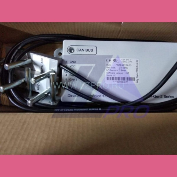 Устройство грузовзвеш. Otis GEN2 (3 ремн., 34-43kN) Dinacell Electronica FBA24270AP3