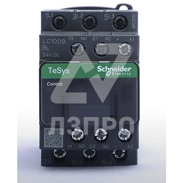 Контактор 9A 3P 24VDC LC1D09BL TeSys Schneider Electric