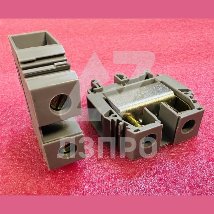 M35/16 Клеммник винтовой до 35 мм² на DIN-рейку (серый) TYCO