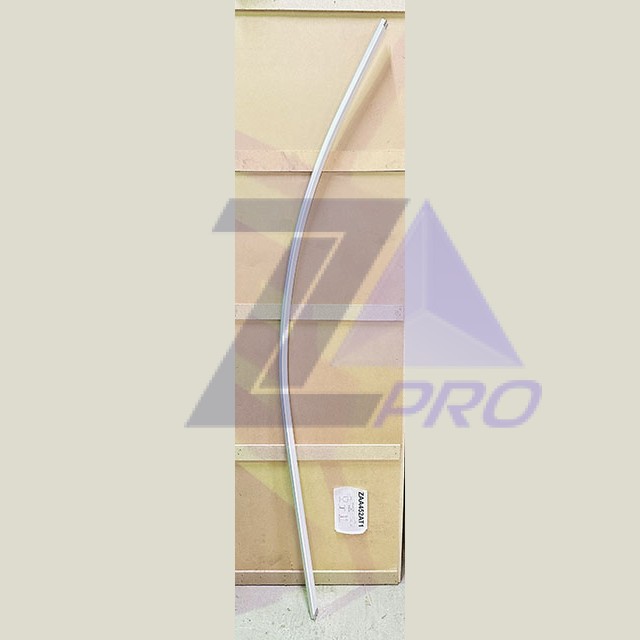 Алюминиевая направляющая поручня (нижняя площадка эскалатора 506NCE) L=2299,5mm H=930mm угол 35гр 2ступ в горизонт GAA27078K14 Otis