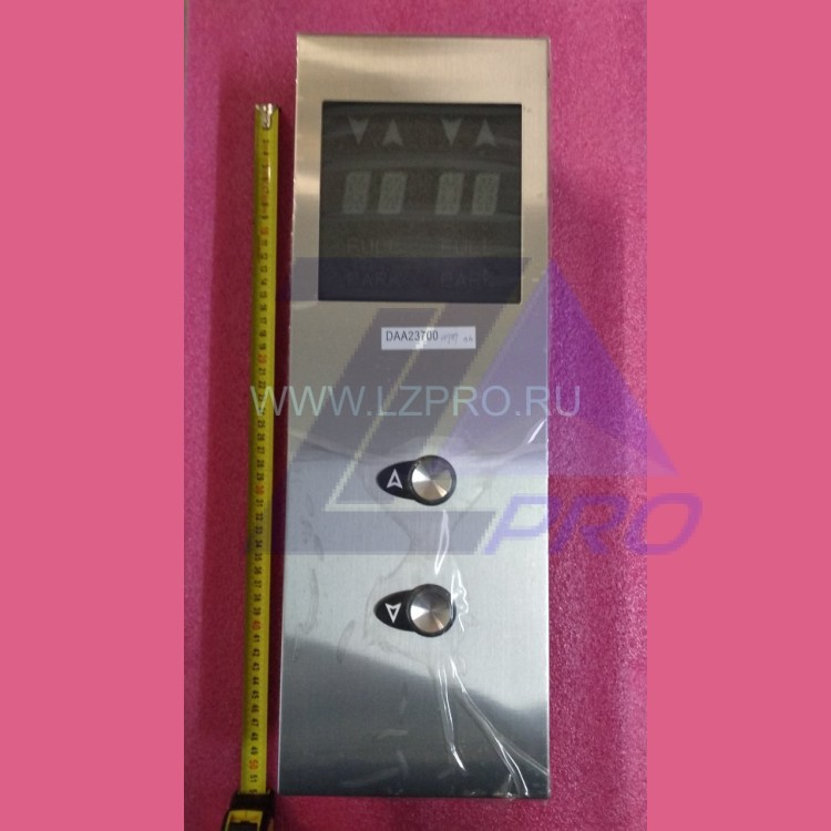 Пост вызывной XIZI OTIS (2 кнопки + 2 индикатора) 165х480 мм шлиф. нерж. DAA23501DL994