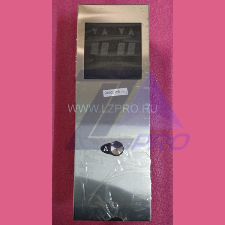 Пост вызывной XIZI OTIS (1 кнопка с чеклетом "стрелка вверх" + 2 индикатора) 165х480 мм шлиф. нерж. DAA23501DL996