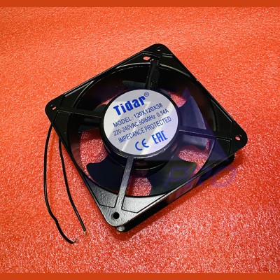 Вентилятор 0.14A 220-240VAC 120x120x38mm (метал. корпус) Tidar
