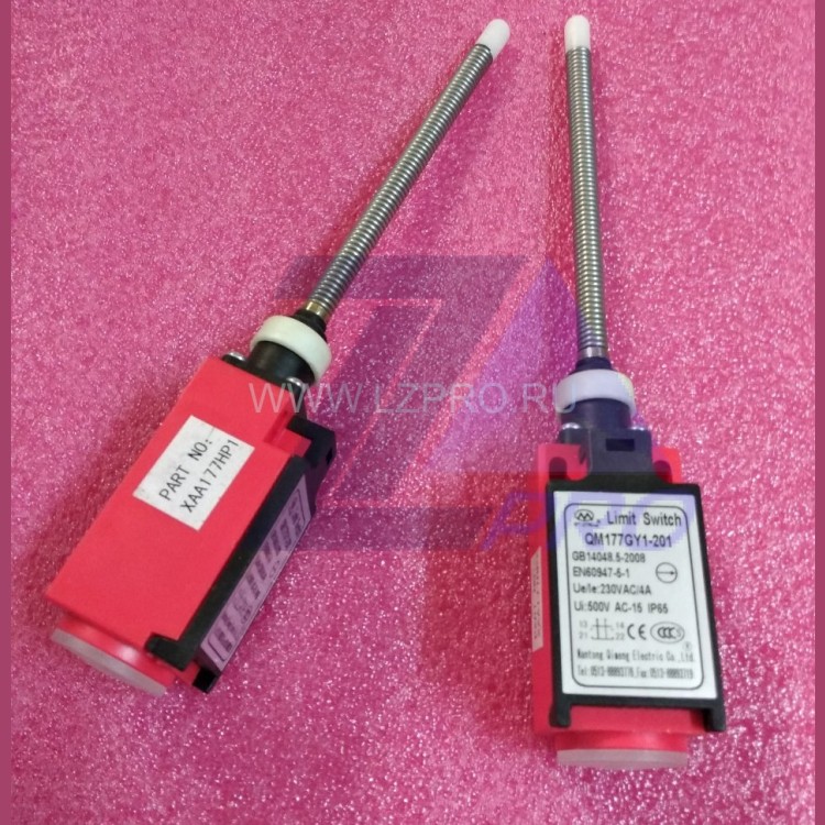 Концевой выключатель с пружинным рычагом, 1НО+1НЗ XIZI Otis XAA177HP1