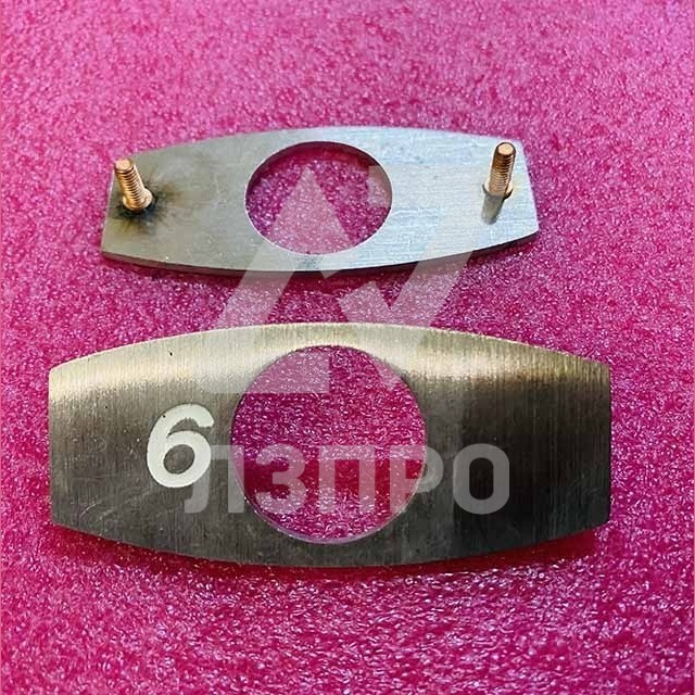 Чиклет "6" без Брайля, шлифов. нерж., ZAA396CY6 Отис