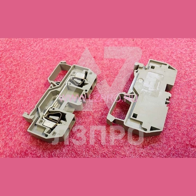 Клемма пружинная 2-х пров. 6 mm серая 282-901 WAGO