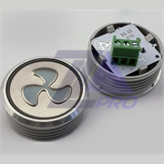 Модуль кнопочный красная подсветка "ВЕНТИЛЯТОР" К1-Вент-К (аналог A...