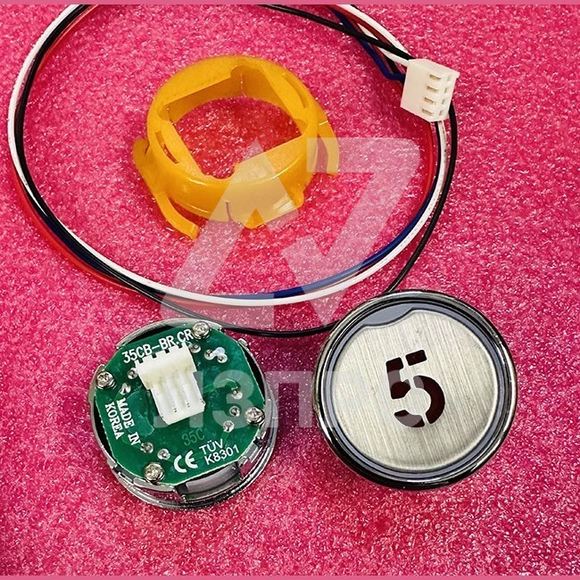 Кнопочный модуль "5" (ПУЛ02В) KS-1021-01X Korea МЭЛ