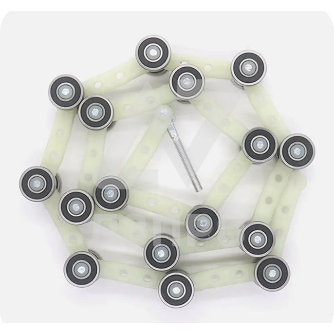 Цепь отклоняющая балюстрады 17 пар роликов I-тип L=1130 mm Шаг 60 mm 9300 Schindler