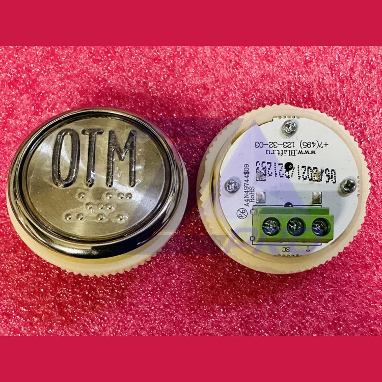 Модуль кнопочный A4N49744$09 Брайль "ОТМ" BBP-R331-CMPLT-OTM (EA2406S-OTM) ЩЛЗ