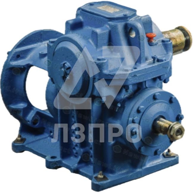 Редуктор лебедки РЧЛ-160х52 400А.22.21.000-01 исполнение левое МЛЗ