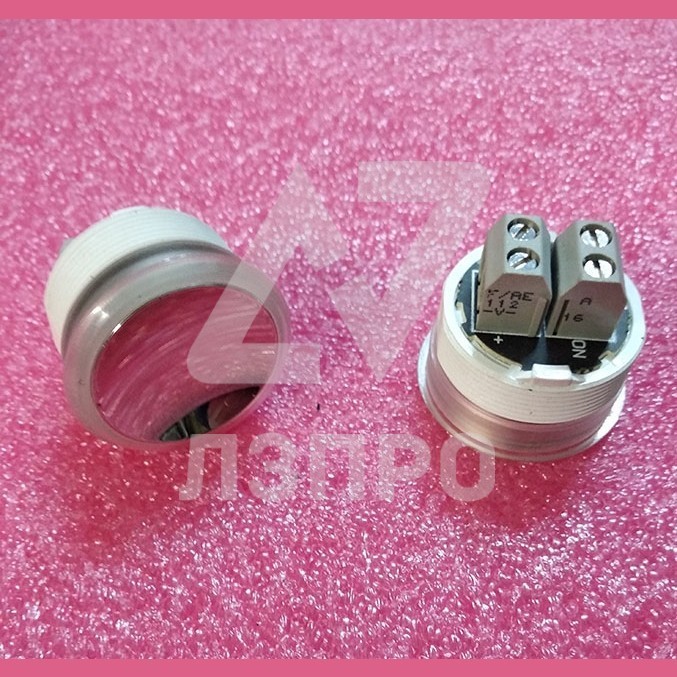 Кнопка  (подсветка ореол зеленая; полиров. нерж.) Otis FAA25090AE112