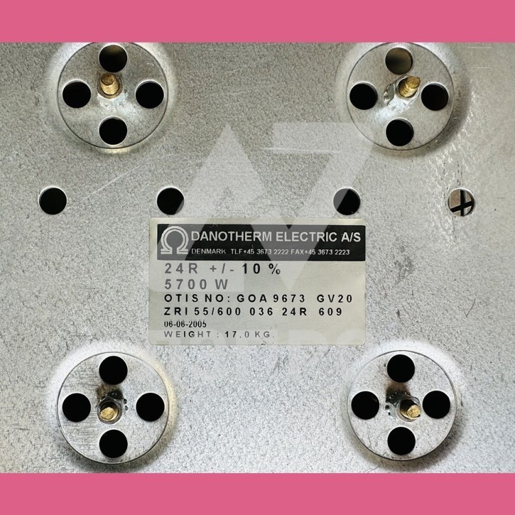 Блок резисторов 5kW 24R +/- 10% 5700W GOA9673GV20 DANOTHERM