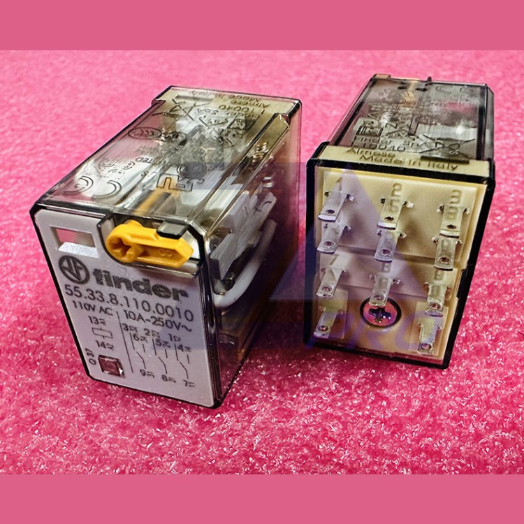 Реле промежуточное 110V AC 3CO-3PDT 10A-250V 55.33.8.110.0010 Finder