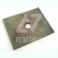 Прокладка под вкладыш для лифта ORONA 90x73 T-9 1 отв. (Пр-во Россия)