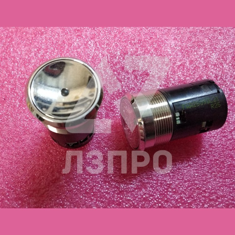 Кнопка антивандальная (подсветка красная; полиров. нерж.) Otis FAA25090L21