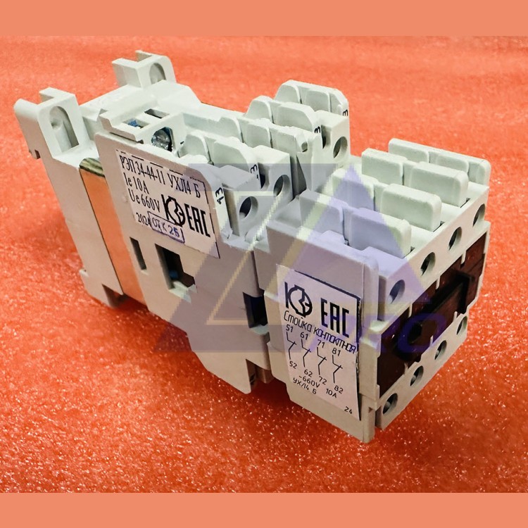 Реле электромагнитное промежуточное 4НО+4НЗ РЭП34-44-11 УХЛ4 Б 110В КЗЭ