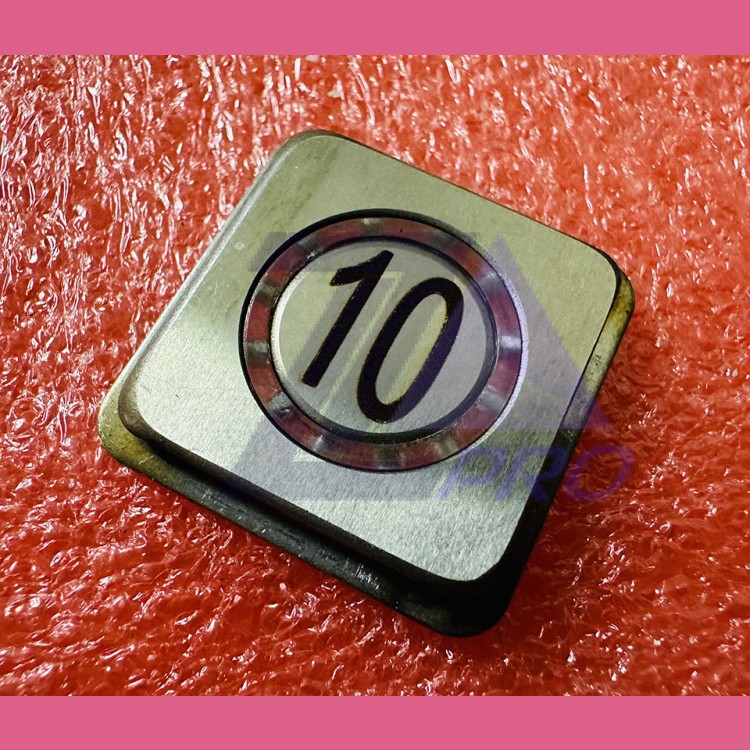 Толкатель квадратный 10 кнопочного модуля ВКЛ13А-7