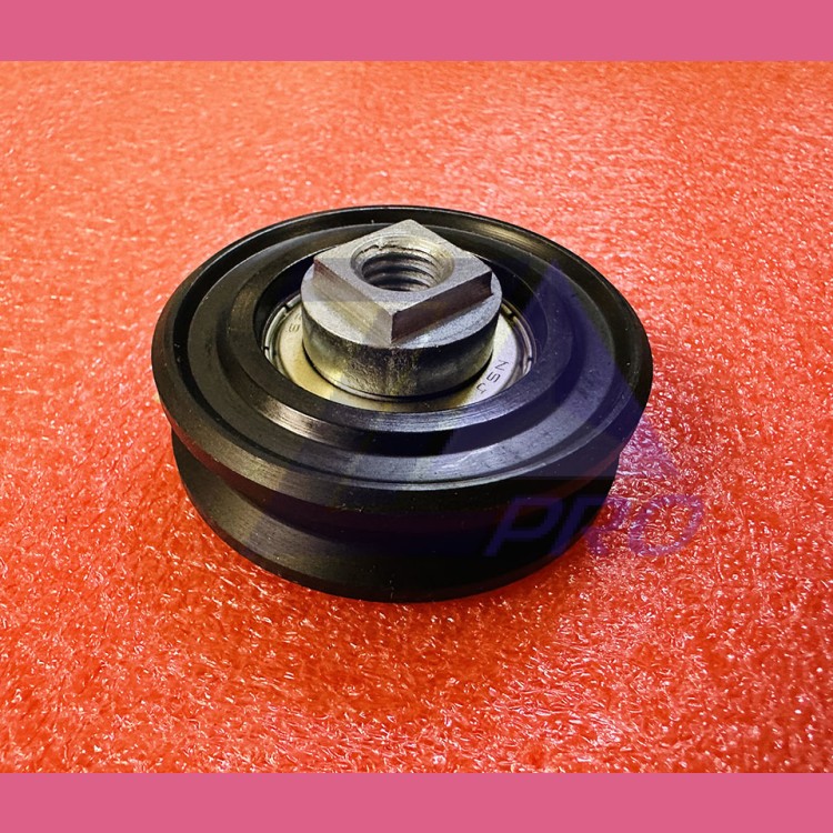 Ролик D=55мм каретки полукруглый паз (с запрессованной втулкой 1000ПСБ.06.06.107) 366В.06.06.120М КМЗ