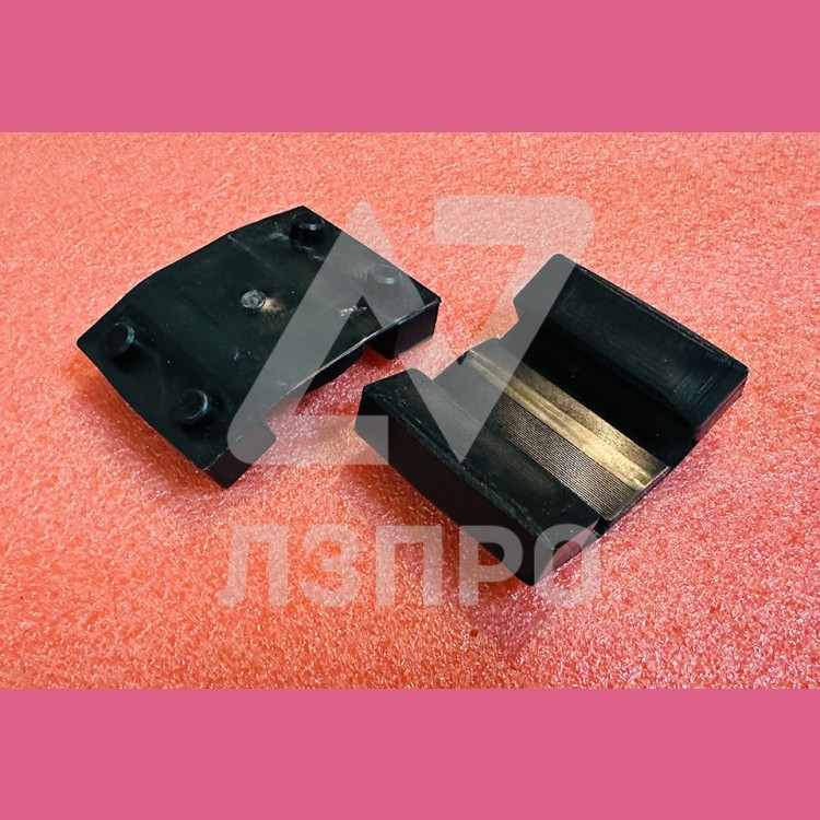 Вкладыш башмака противовеса L=65x90mm P=5mm Schindler (Пр-во Россия)