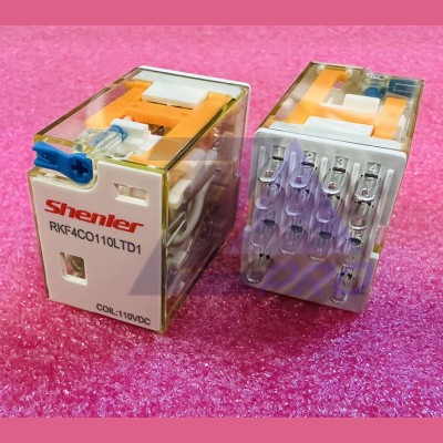 Реле промежуточное 4CO, 6A(250VAC/30VDC), 110VDC, мех. индикация, тест-кнопка...