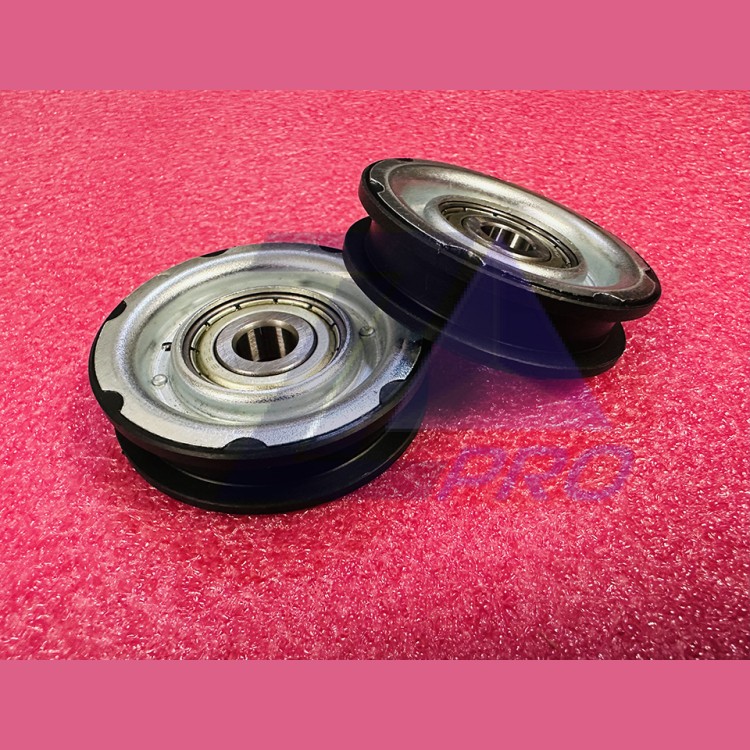 Ролик каретки d-55 мм прямоугольный паз, без втулки ZAA456AS1 Otis