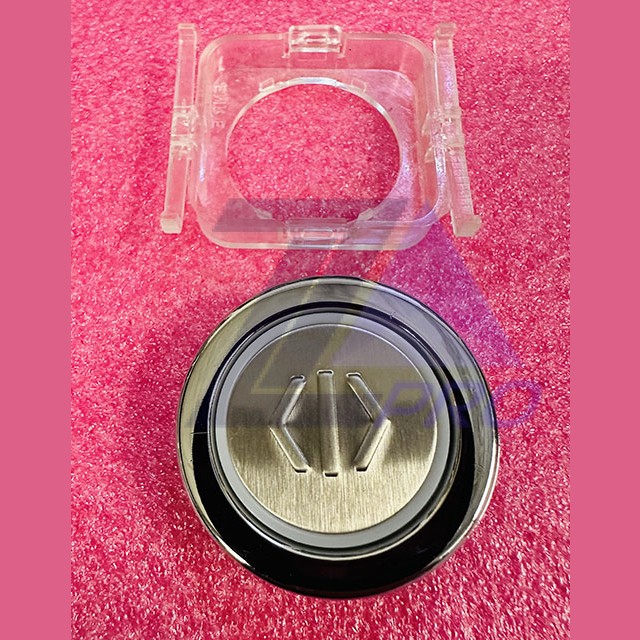 Кнопка приказа круглая, открытие дверей "<I>" FMR SATIN Kleemann