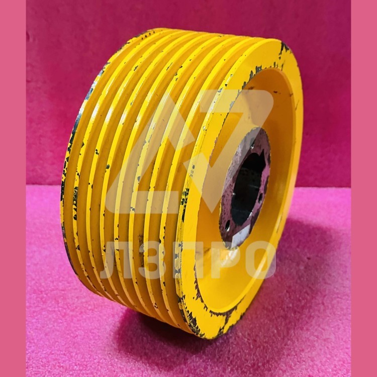 Шкив D=240mm 8 лунок канат 6мм Kleemann