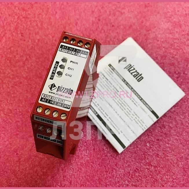 Реле безопасности (защитный модуль 2НО, 24V AC/DC) CS AR-94V024 Pizzato