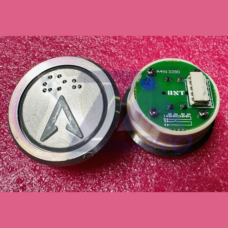 Модуль кнопочный круглый синяя подсветка стрелка A4N13390 BST